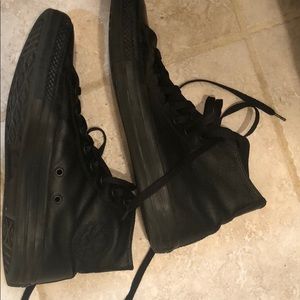 Leather chuck taylor converse